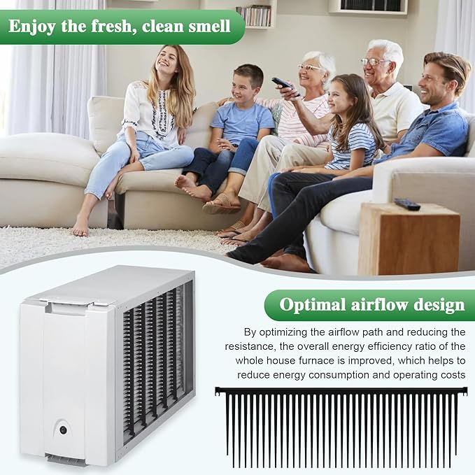 4119 Replacement Filter Compatible with Aprilaire 2200, 2250, Space Gard 2200 Whole House Furnace, for Aprilaire 2200 upgrade kit 2 Pack