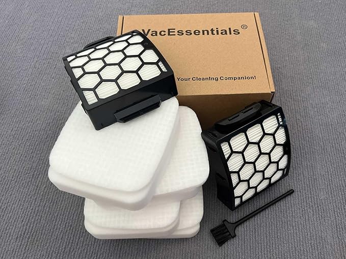 UV850 UV900 Filters Replacement Parts for Shark Lift-Away DuoClean Upright Vacuum,Parts #XHF320 & XFFK602UKT,2 HEPA Filters+4 Foam&Felt Filters