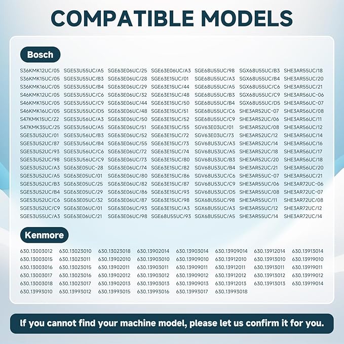 2025 New 00645038 645038 Micro Filter for Bosch Kenmore Thermador Dishwasher Parts, Replaces AP4339631, 00651097, 1560725, 651097, AH3479708, EA3479708, PS3479708, PS8730270
