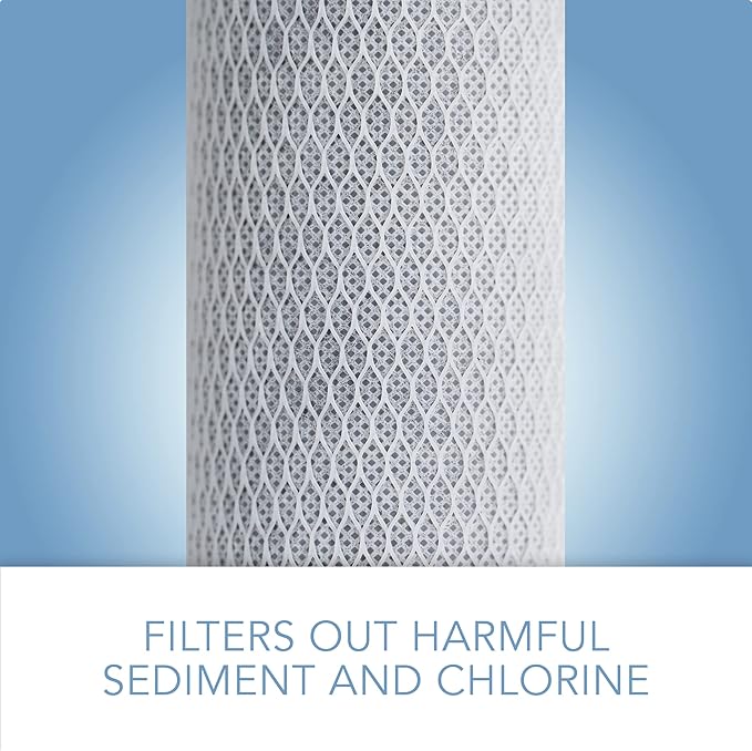 CFS – Replacement Water Filter Kit Includes Sediment & Carbon Cartridge Compatible with 10" Reverse Osmosis and Under Sink Systems Models – Removes Bad Taste & Odor – 1 Micron (1 Pack Filter Kit)