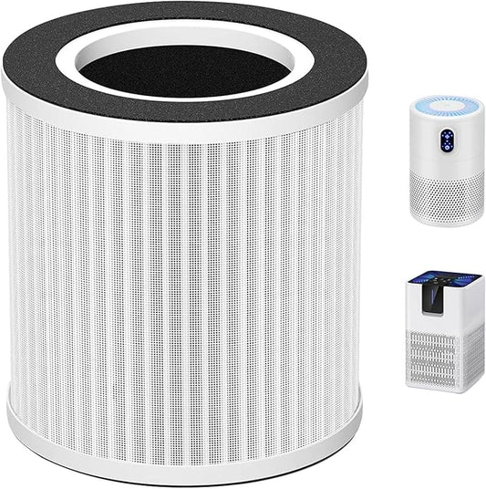 B-D02L replacement filter,compatible with MOOKA B-D02L/M05 Air purifier,Also fits VEWIOR B-D02U&KOIOS B-D02L air purifier,H13 True Filter for MOOKA Air Purifier Replacement Filter B-D02L 1-Pack