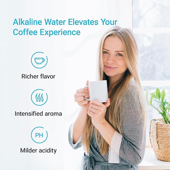 Alkaline Water Filter Replacement for All Waterdrop Pitcher and Dispenser Filtration System, Fits Waterdrop WD-PF-AL, Reduces PFOA/PFOS, Chlorine, Last Up to 100 Gallons, 2 Packs, AQUA CREST