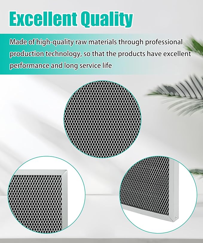 2 Packs Dehumidifier Replacement Filter MERV 8 Washable Compatible with AprilAire Whole-House Dehumidifiers 1820 1820Z E070 E070KZ E070KZM E070N E070T E070Z,Replace 5695