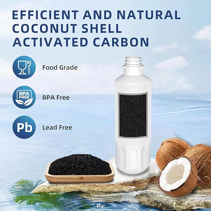 LT1000P ADQ747935 Water Filter LT1000P Replacement for LG LT1000P®/PC/PCS ThinQ® Water Filter,AGF80300704,LMXS28626S,LFXS26973S,LRFLC2706S,LRFS28XBS,LFXC22526S