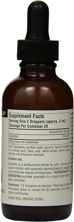 Source Naturals - Quercetin NutraDrops, Seasonal Bioflavonoid Complex - 2 fliud oz