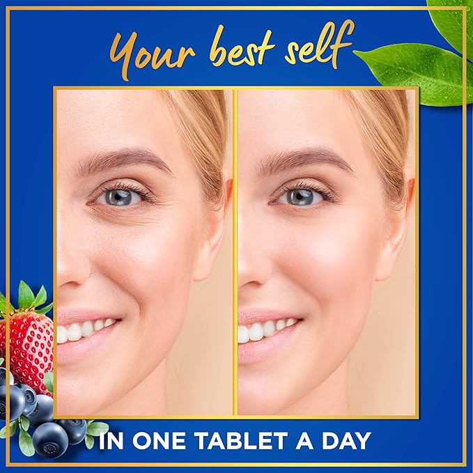 Vegan Collagen for Women and Men - Organic Superfood, Amino Acids Glycine, Lysine, Proline for Healthy Skin, Hair, Nails - Plant-Based Collagen Booster Supplements - 60 Gluten-Free Vegetarian Pills