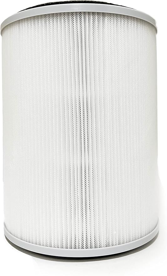 Nispira 3-in-1 True HEPA with Activated Charcoal Replacement Filters, Compatible with TOPPIN TPAP001 Air Purifier Comfy Air C2, 1-Pack