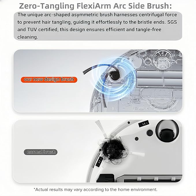 Replacement Parts accessories for iRobot Roomba e5 e6 i1 i2 i3 i4 i5 i6 i7 i8 j5 j6 j7 j8 and all Plus i e j Series Vacuum Cleaner 2 Set Roller Brushes 6 HEPA Filters 6 Tangle-Free Side Brushes