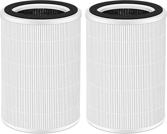 2Pcs Replacement Filter Compatible With ECOSELF HAP604 Air Purifiers, 3-In-1 Air Filter, H13 Efficiency Activated Carbon Filtration Hepa,