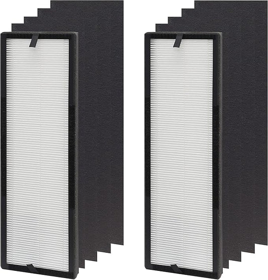 NEA-F1 True HEPA Replacement Filter, Compatible with Eureka NEA120 Air Purifier and Toshiba Air Purifier CAF-W36USW, 2-Pack