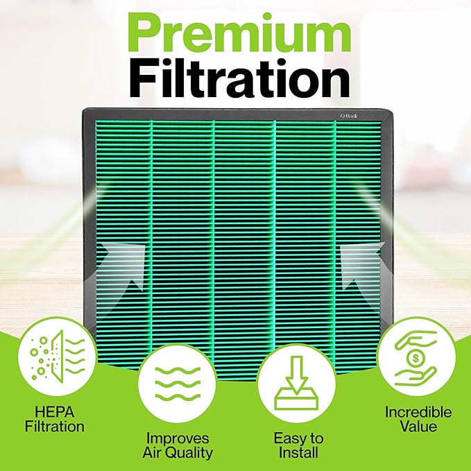 Coway Filter Replacement for 400/400S Airmega Max 2, High Performance True HEPA and Activated Carbon Filter for Air Purifier, 2-Pack