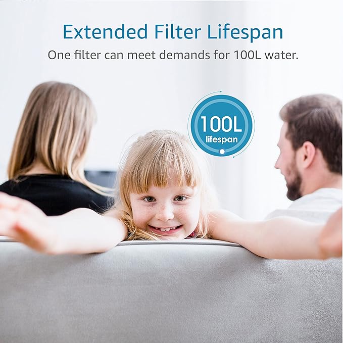 AQUA CREST Coffee Filter, Replacement for Jura® Filter Clearyl/Claris Blue Capresso® Clearyl Coffee Machine Water Filter, 4 Packs