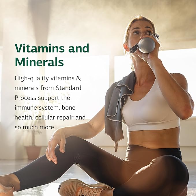Standard Process Manganese B12 - Supports Bone & Connective Tissue Health - Hemoglobin Formation Support - Gluten-Free, Non-Dairy & Non-Soy - 90 Tablets (90 Servings)