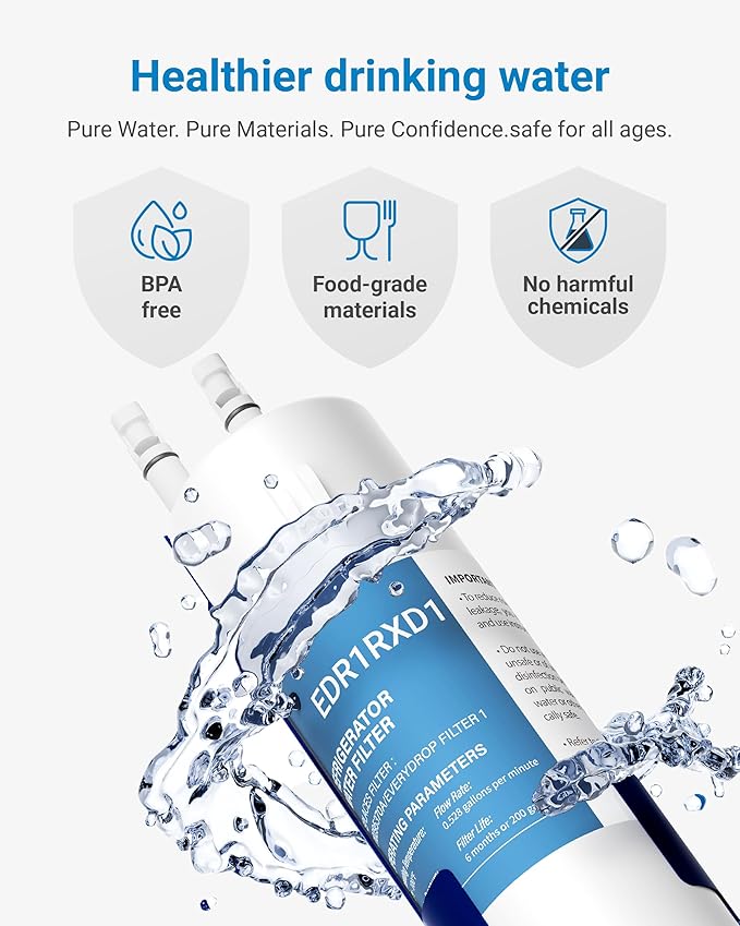 W10295370A Replacement, Compatible With EDR1RXD1, WHR1RXD1, W10295370, KAD1RXD1, Kenmore 46-9081, 9930, 46-9930, 9081, 2 Pack