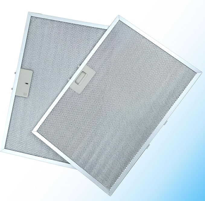 2Pcs WB02X11012 Range Hood Grease Filter 17.5 x 11.6 x 0.35 inches Compatible with GE Range Hood JV565H1BB JV566H1SS JV665H1BB JV666H1SS