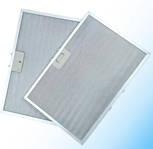 2Pcs WB02X11012 Range Hood Grease Filter 17.5 x 11.6 x 0.35 inches Compatible with GE Range Hood JV565H1BB JV566H1SS JV665H1BB JV666H1SS