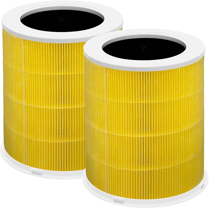 2 Pack AP401 AP402 AP403 Upgraded H14 HEPA Air Purifier Pet Replacement Filters Compatible with Dayette AP401 AP402 and JOWSET AP402 AP403 Air Purifier for Large Room up to 3000Ft²