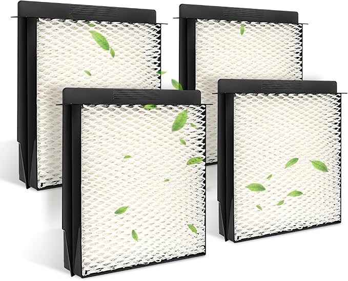 1040 Wick Humidifier Filter Replacement for Essick Air AIRCARE Humidifier Filter B40 B40-C 3D6 100 5D6 700 7D6-100 E35000 CM330AWHT CM330DWHT, Humidifier Filters Fit Moist Air MA0300 (4 pcs, white)