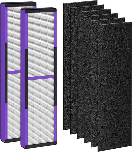 2 Pack FLT4850PT HEPA Pet Replacement Filter B, Compatible for Germ Guardian Air Puri-fier AC4825 AC4300 AC4800 AC4900 AC4850PT, AC4825E