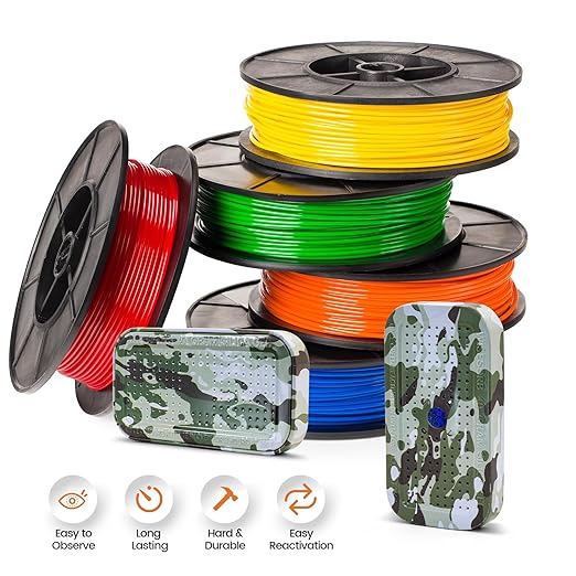 20Pcs 40g Rechargeable Gun Safe Dehumidifier, Blue to Pink Color Indicating Silica Gel Desiccant Canister - Camouflage, Desiccant Moisture Absorbs for Storage