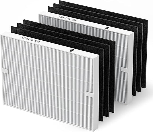 AP-1512HH Air Purifier Replacement Filter Set for Coway Airmega AP-1512HH and and Airmega 200M air Purifier, 2 HEPA and 6 Carbon Filters, Compared to Part #3304899