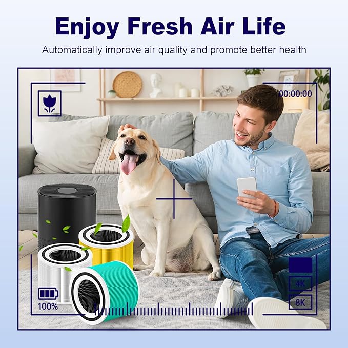 240 True HEPA 14 Toxin Absorber Replacement Filter Compatible with Puroair 240 Air Purifier, 3-in-1 True HEPA Filter Replacement, Grade True HP-14 with Activated Carbon Filter, 2 Pack, Green