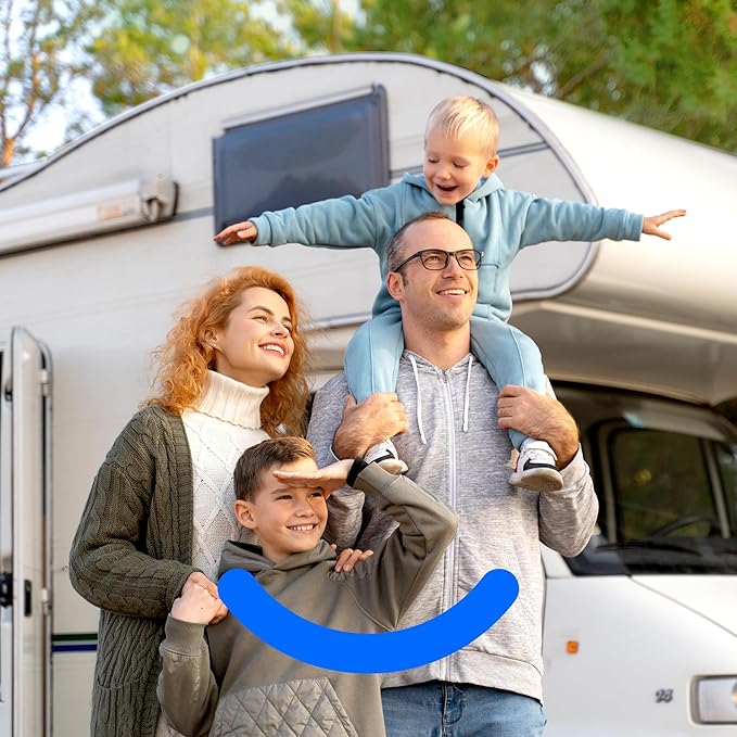 Waterdrop RV Water Filter, NSF Certified, Reduces Chlorine, Bad Taste, Odor, 4 Pack with 2 Flexible Hose Protector