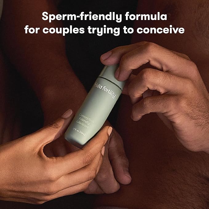 Frida Fertility Lubricant, Conception-Friendly Water Based Lube for Family Planning and Pregnancy Support, Sperm and pH Balance Safe, Natural Hydration, Stain Free and Non-Sticky, 1.7 Fl Oz