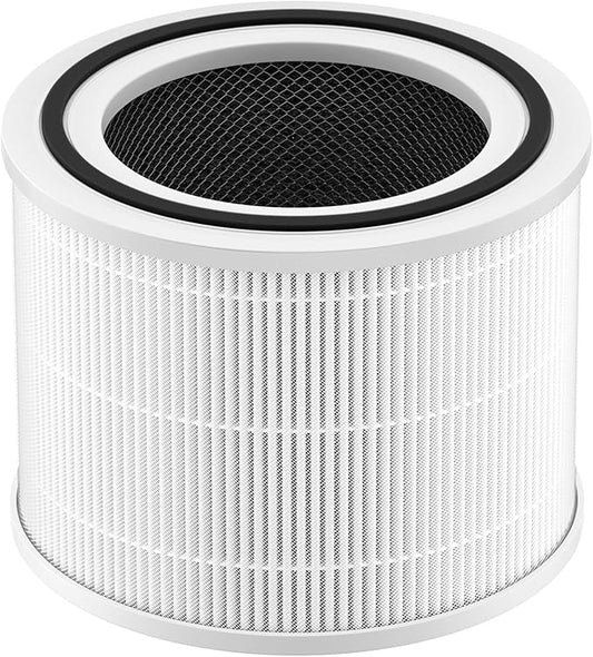 ROMON 240 True HEPA 14 Replacement Filter Compatible with Puroair 240 Air Purifier, 3-in-1 True HEPA Filter Replacement, Grade HP-14 with High-Efficiency Activated Carbon Filter, 1 Pack, White