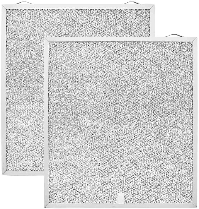 2Pcs Range Hood Aluminum Grease Filter Fit for Broan Nutone BCSEK130WW BCSD130SS Kenmore 23351264710 23351269710, Replace S99010430-002 99010430-002 4512880