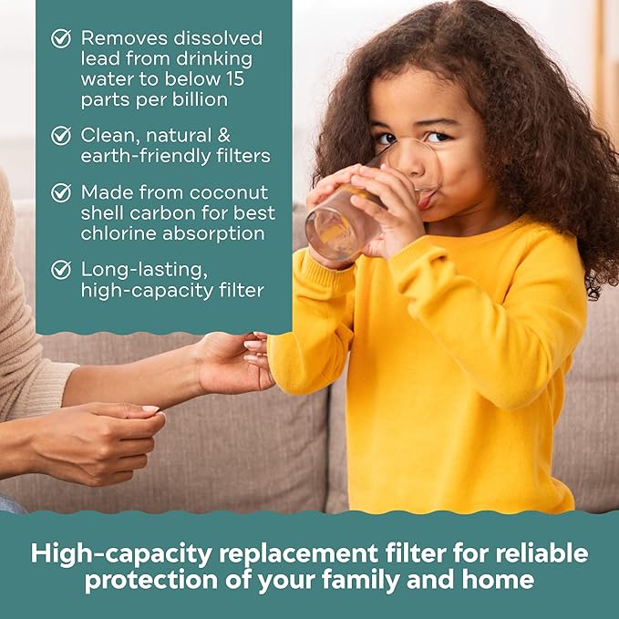 Applied Membranes Inc. 3-Stage Whole-House Water Filter Cartridge Replacements, Includes 20-Inch Sediment, Carbon, and Lead Filter Cartridges