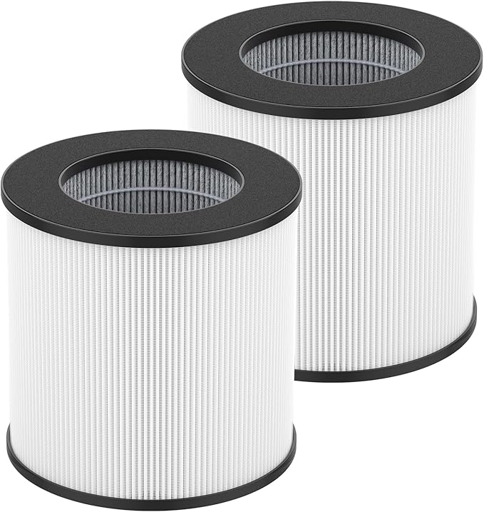 KJ150 KJ910 SY910 Replacement Filter Compatible with Druiap KJ150, Muliap & Generic KJ910, Cwxwei SY910 (AF3001) Air Purifier, 3-Stage Filtration, Not for Druiap KJ80,2 Pack