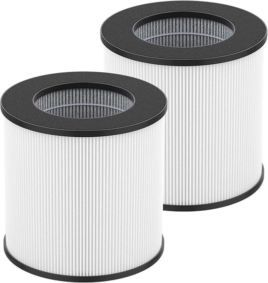 KJ150 KJ910 SY910 Replacement Filter Compatible with Druiap KJ150, Muliap & Generic KJ910, Cwxwei SY910 (AF3001) Air Purifier, 3-Stage Filtration, Not for Druiap KJ80,2 Pack