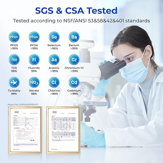 TOKIT U1 SE Reverse Osmosis System, Tankless Reverse Osmosis Water Filter, NSF/ANSI 58, Under Sink Water Filter RO System with Faucet,400 GPD 2:1 Pure to Drain,Reduces TDS