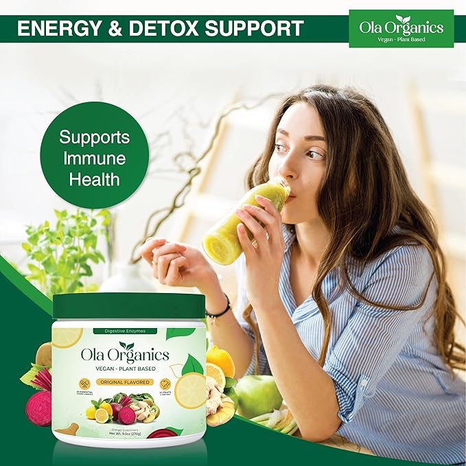 Greens Superfood Powder – Packed with 11 Cruciferous Vegetables & Phytonutrients – Energy, Immune Support, & Liver Health – Premium Vegetable Supplement for Adults (300g Powder)