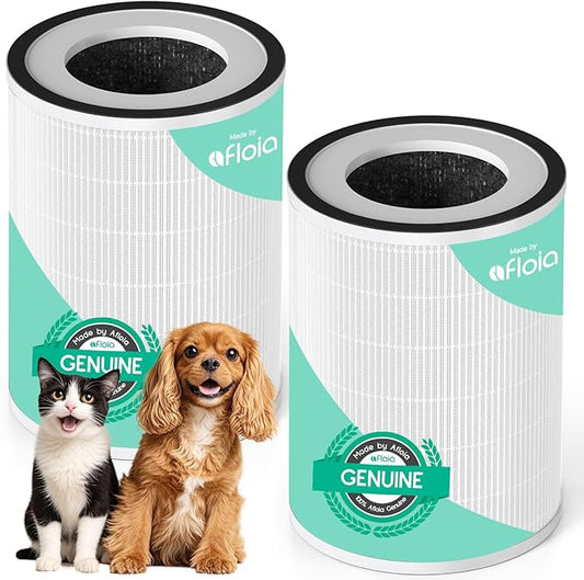Afloia Pet Allergy Filter, Compatible with KILO/KILOPLUS/KILOPRO/MIRO/MIRO PRO Air Purifier, 2 Packs