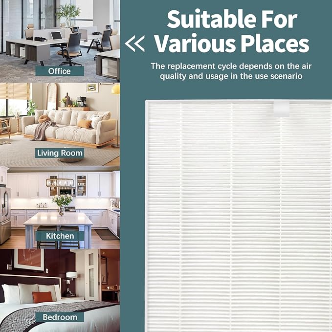 4 Pack C545 HEPA Replacement Filter Compatible with Winix C545 Air Purifier, Replaces for Winix C545 Replacement Filter S 1712-0096-00