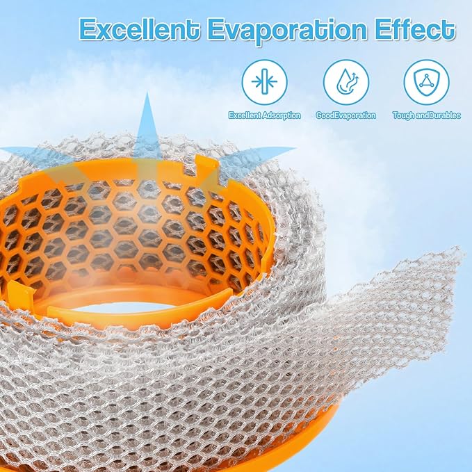 Air Purifier Carbon Fiber Evaporator Filter Replacement for Dyson PH01 PH02 PH03 PH04 PH3A, Accessory Replacement Humidifier Filters for Dyson Purifiers, 2 Pack