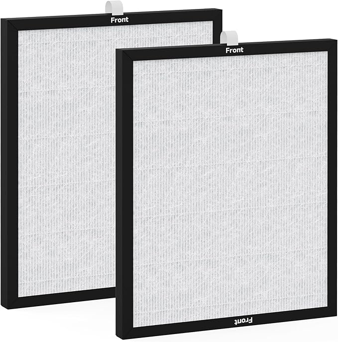 TL2867 Replacement HEPA Filter Compatible with MOOKA TL2867 Air Cleaner Purifier, 2 Packs