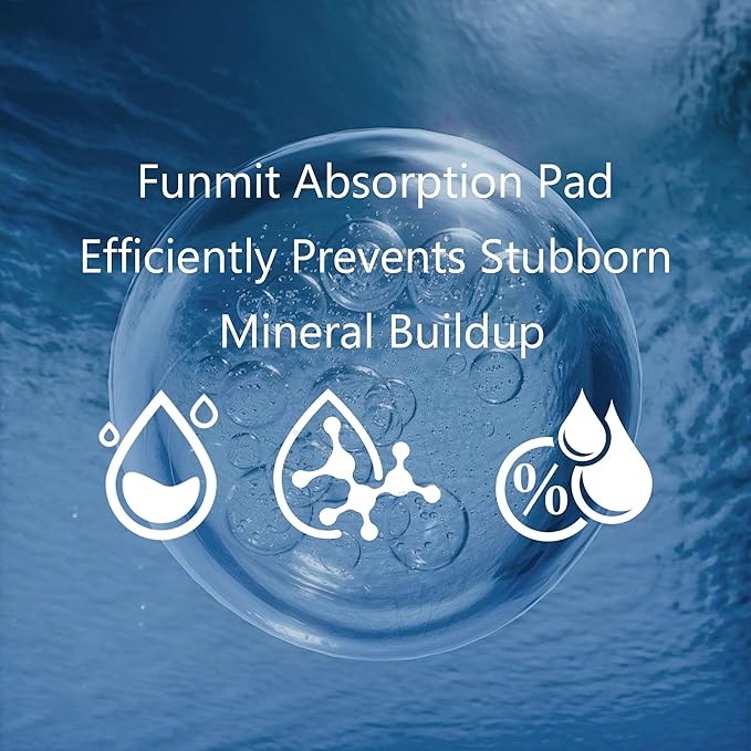 Funmit 24 Pack Humidifier Replacement Filters for LEVOIT, Mineral Absorption Pad Compatible with LV600S, LV600HH, OasisMist450S