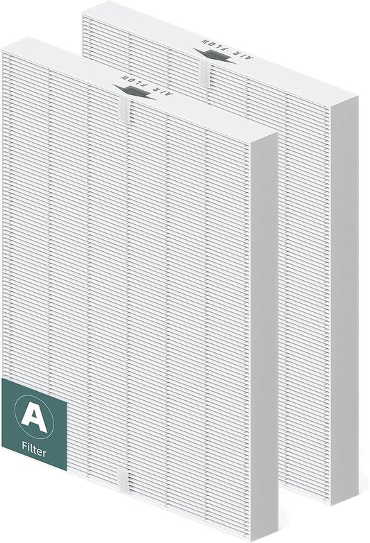 2 Pack 115115 HEPA Replacement Filter A for Winix PlasmaWave Air Purifier C535 5300 5300-2 5500 5500-2 6300 6300-2 P300 AM90 9000 5000 5000B C909 9800, H13 True HEPA Size 21 Filter