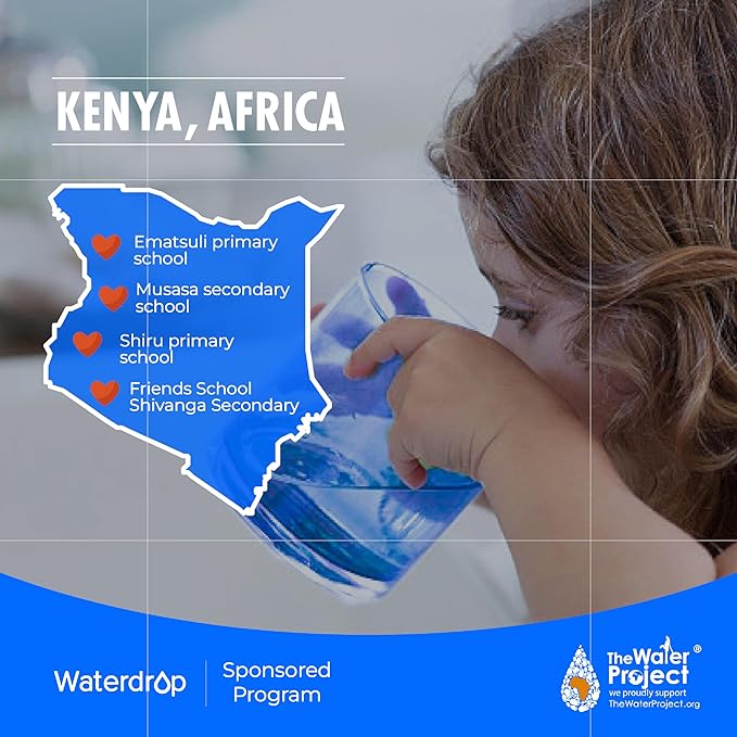 Waterdrop Filtered Water Faucet, Drinking Water Faucet, Reverse Osmosis Faucet, RO Faucet, RO Water Faucet, Water Filter Faucet for Kitchen Sink, Stainless Steel, Lead-Free, Polished Chrome