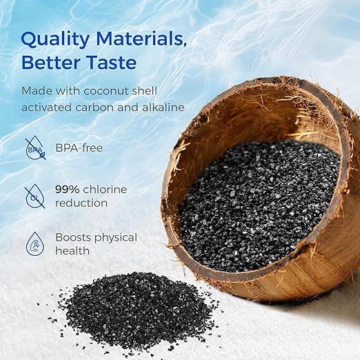 Alkaline Carbon Rods (2 Pack) for Gravity Water Filters – Raises pH up to 9.2, Replacement for Berkey® BB9-2® Black Filters, Berkey® Gravity System & More, NSF/ANSI 42 Certified