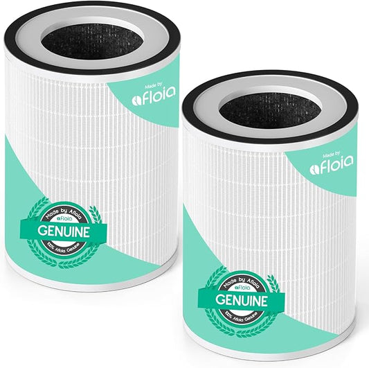 Afloia Original 3-Stage Filter, Compatible with KILO/KILOPLUS/KILOPRO/MIRO/MIRO PRO Air Purifier, 2 Packs