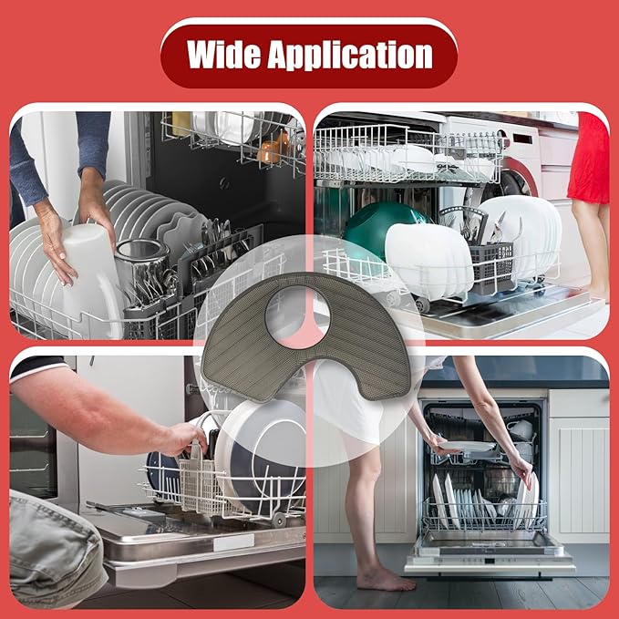 WPW10463906 Dishwasher Screen Filter- Compatible with Whirlpool KitchenAid Amana Maytag Kitchen Dishwashers - Replaces WPW10195360,2312301,PS11755148,AP6021820