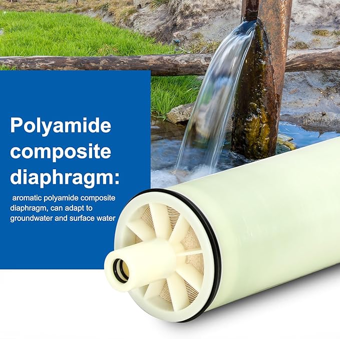 ULP-4040, 4040 ULP Membrane for Ultra Low Pressure Commercial Membrane, ULP-4040 Membrane for Industrial, Agricultural, Whole House, NSF Certified, Salt Rejection 99.3%, 2600GPD