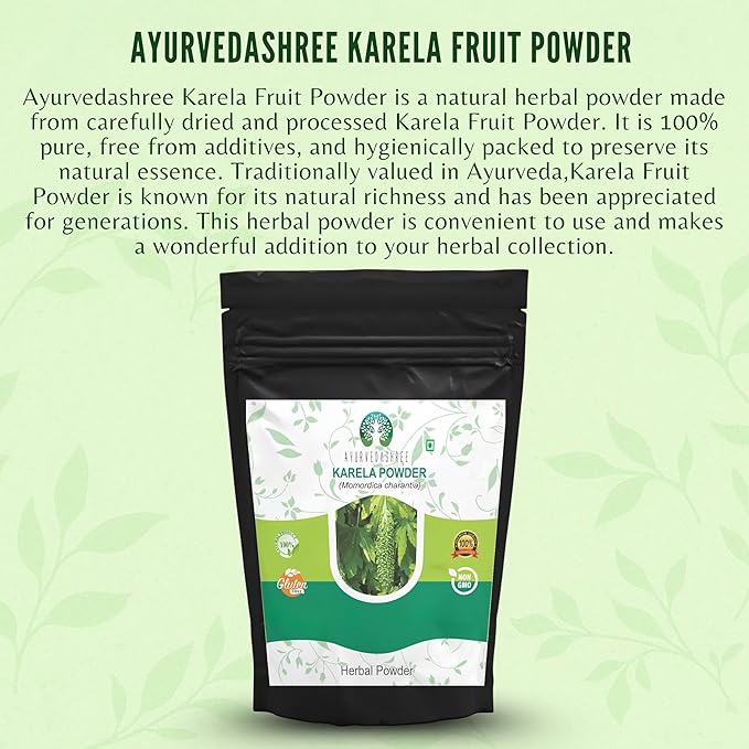 Bitter Melon Powder 50 Gm I Momordica Charantia/Karela Fruit Powder I Ayurvedic herb I Support Liver Function I Herbal Supplement I Supports Skin and Stomach