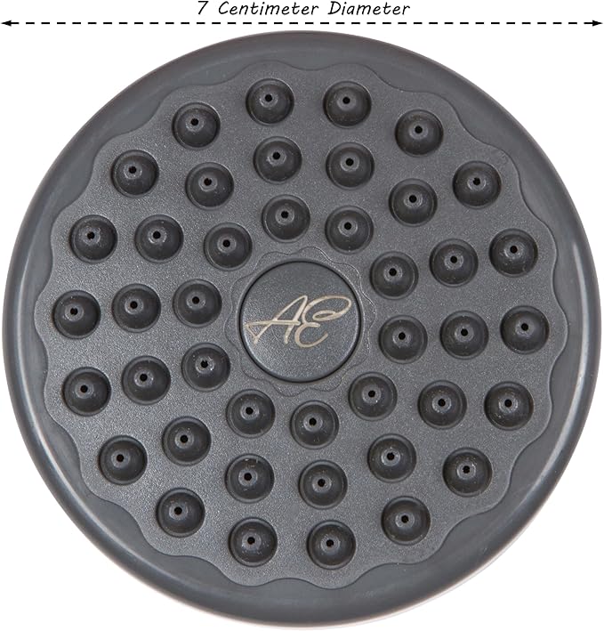 Aqua Elegante 3 Inch High Pressure Shower Head - Best Pressure Boosting, Wall Mount, Bathroom Showerhead For Low Flow Showers, 2.5 GPM - Chrome