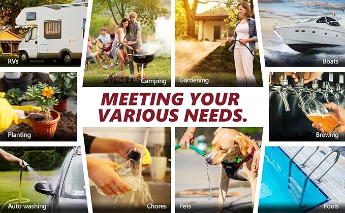 RV Water Filter and Hose Kit 2 Pack