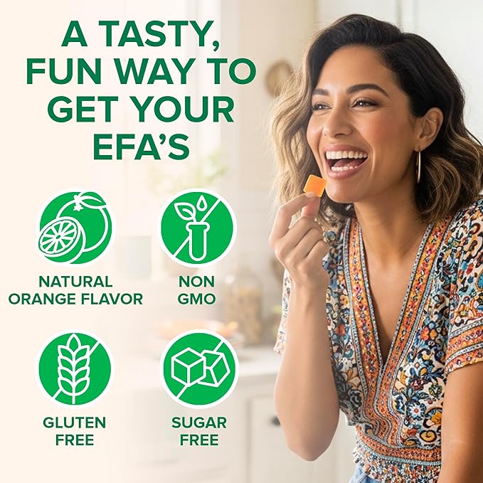 Zenwise Health Omega 3 Gummy Supplement - Burpless Omega 3 Supplement with DHA & EPA Fatty Acids for Immune Health - Sustainably Sourced Fish Oil, Flaxseed Oil & Vitamin E - 30 Gummies